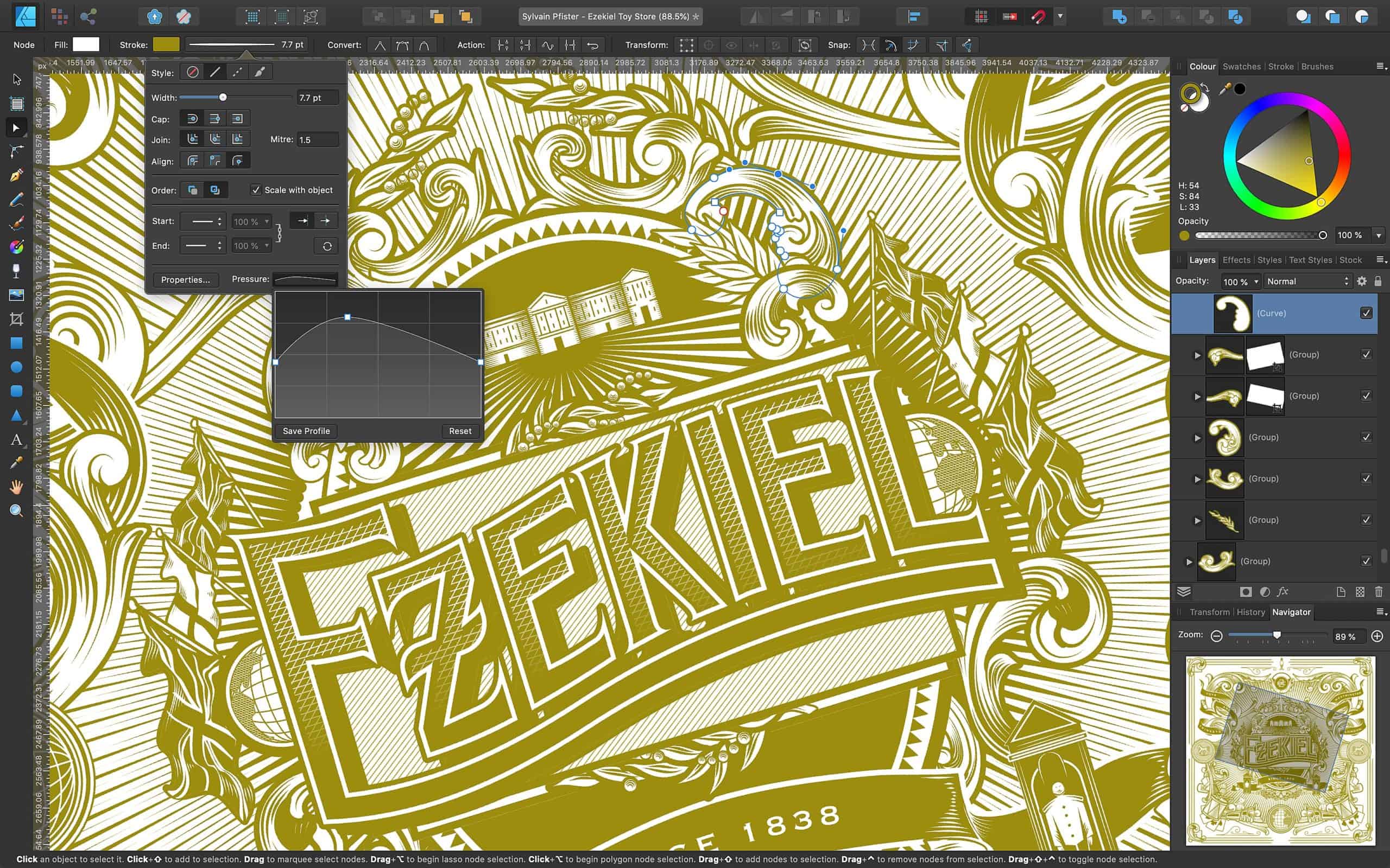 Affinity Designer screenshot