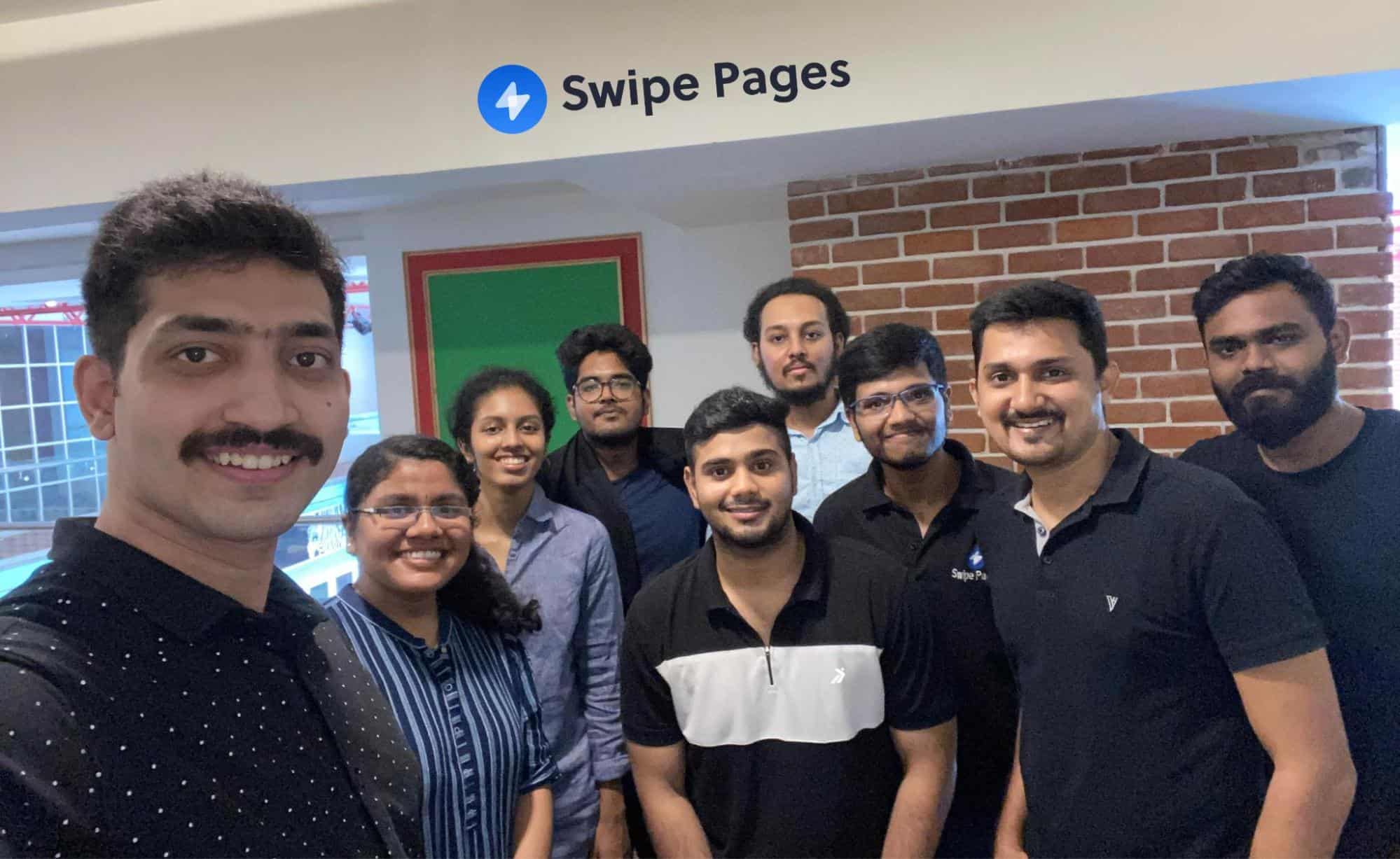 Swipe pages