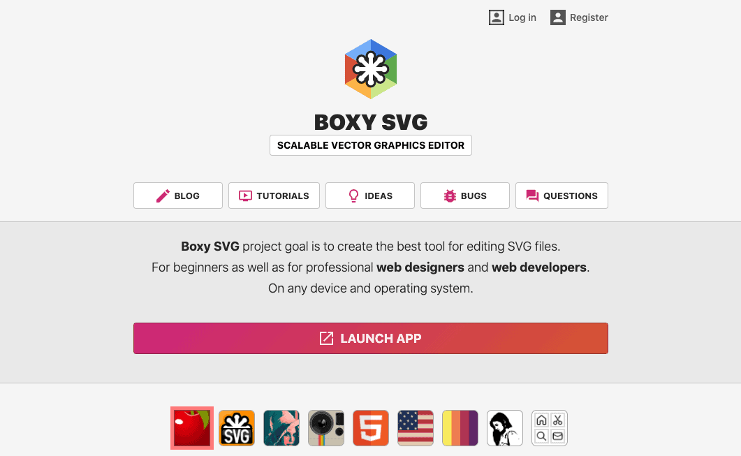 Boxy SVG screenshot