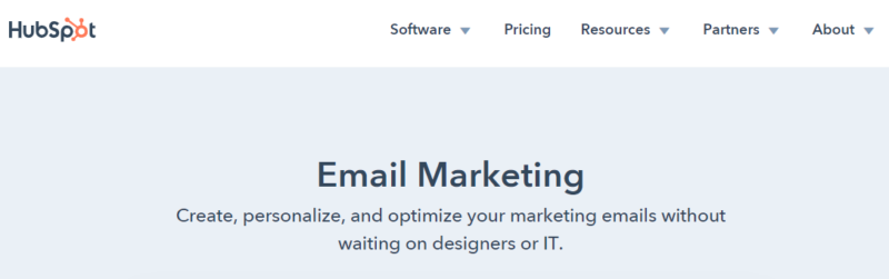 HubSpot screenshot