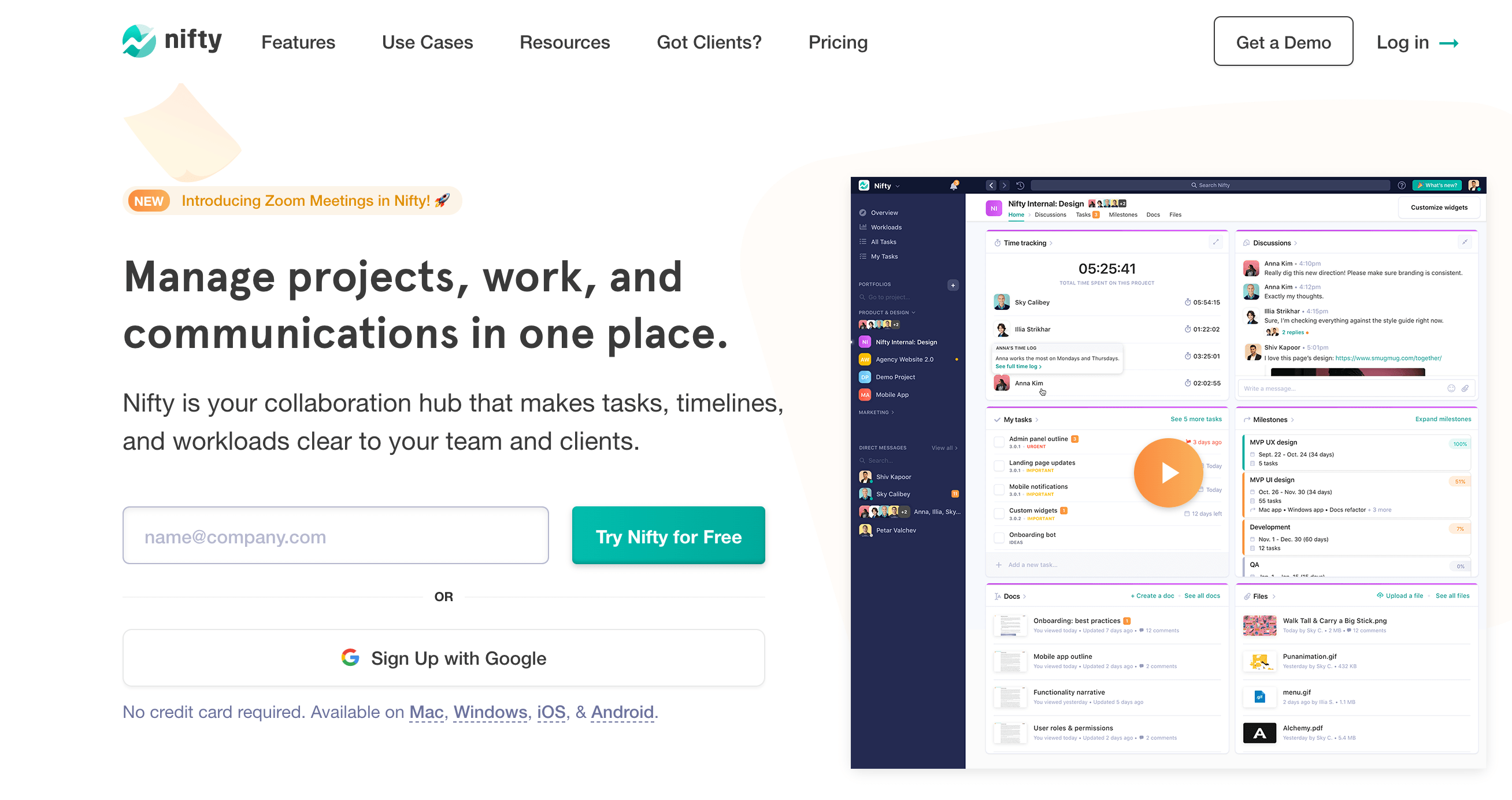 Business management tool - Nifty