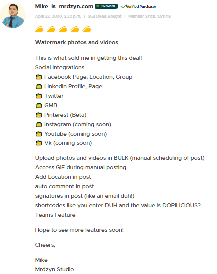 Copywriter review mining