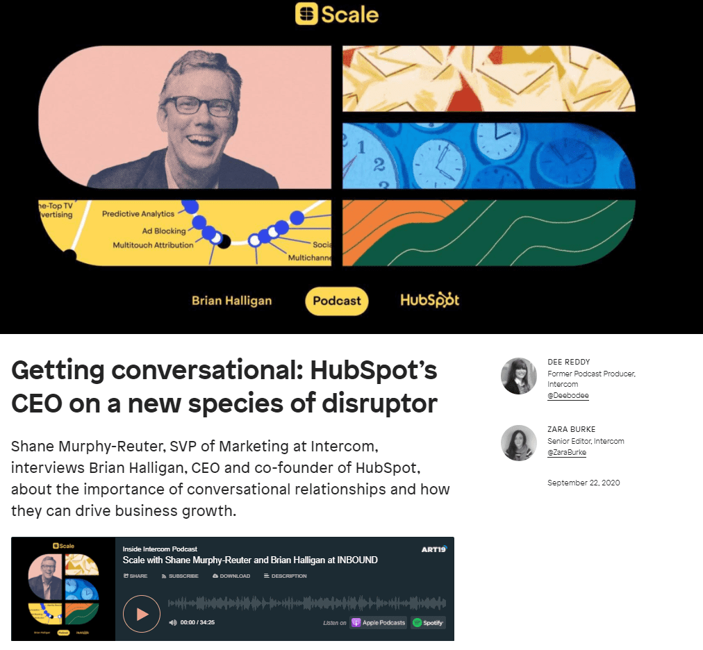 Brian Halligan blog post