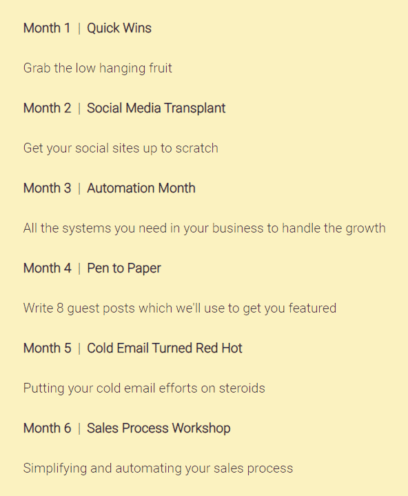 communicate that visually with a timeline chart by Better Proposals