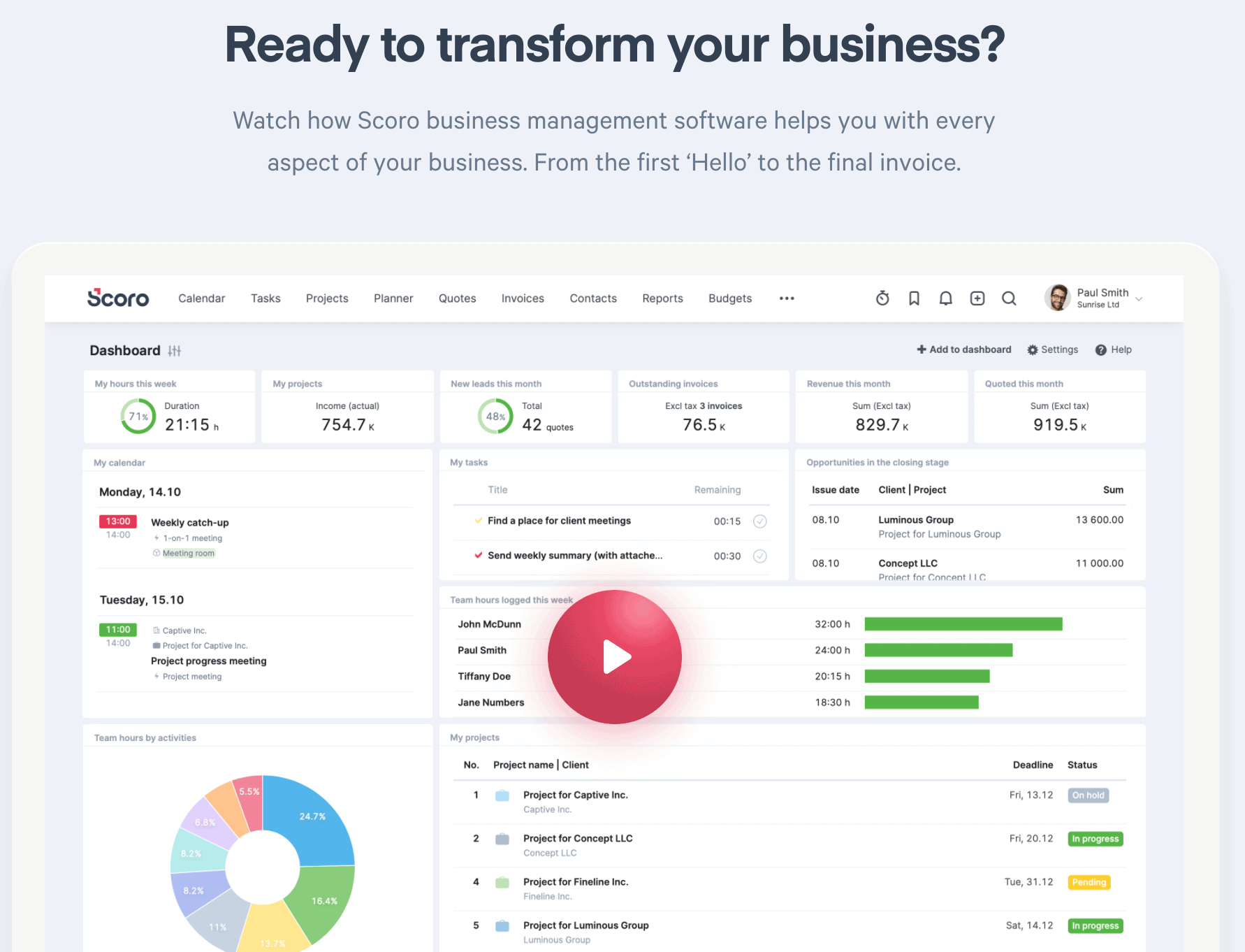 business management software scoro