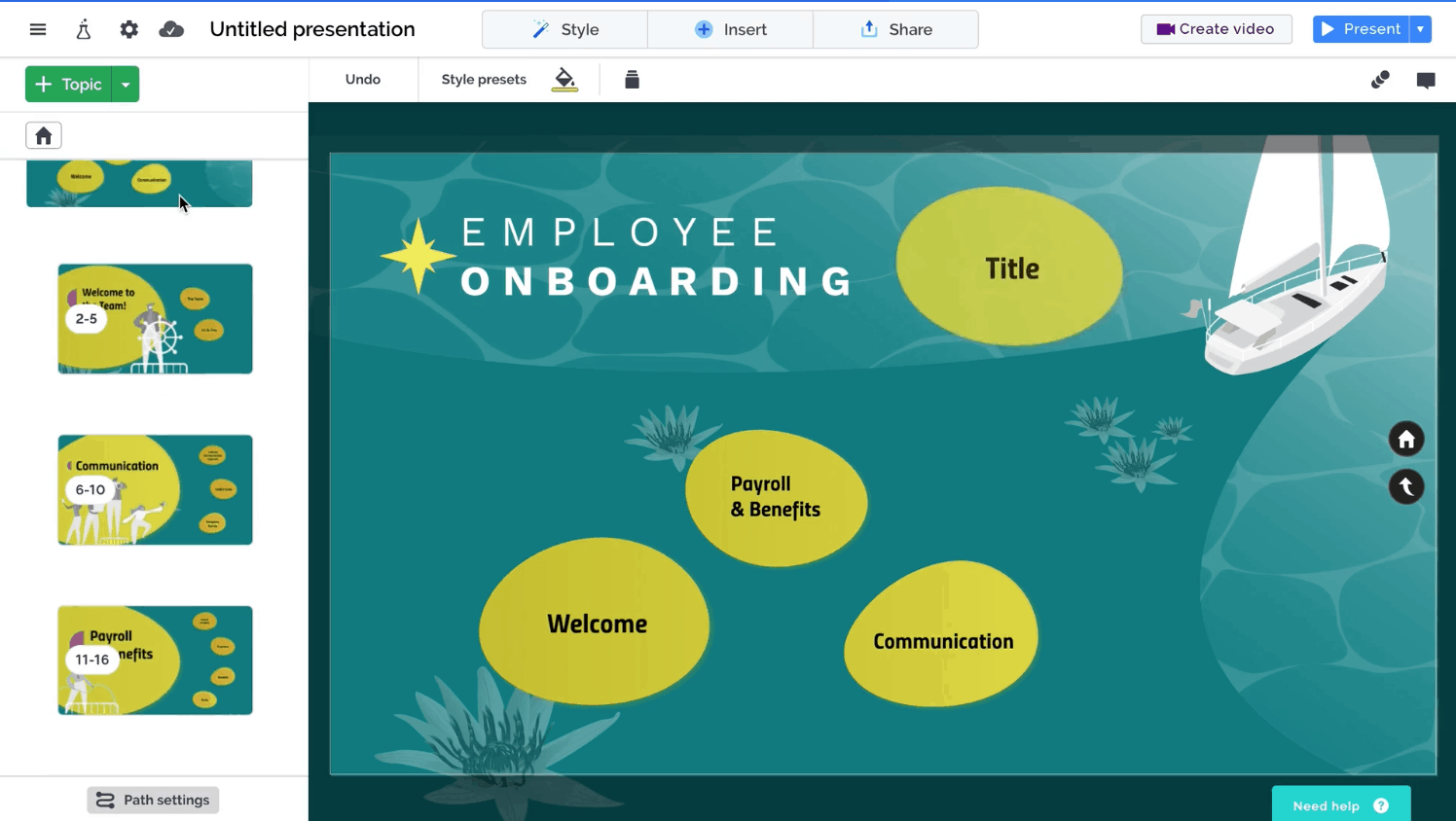 best presentation software - prezi