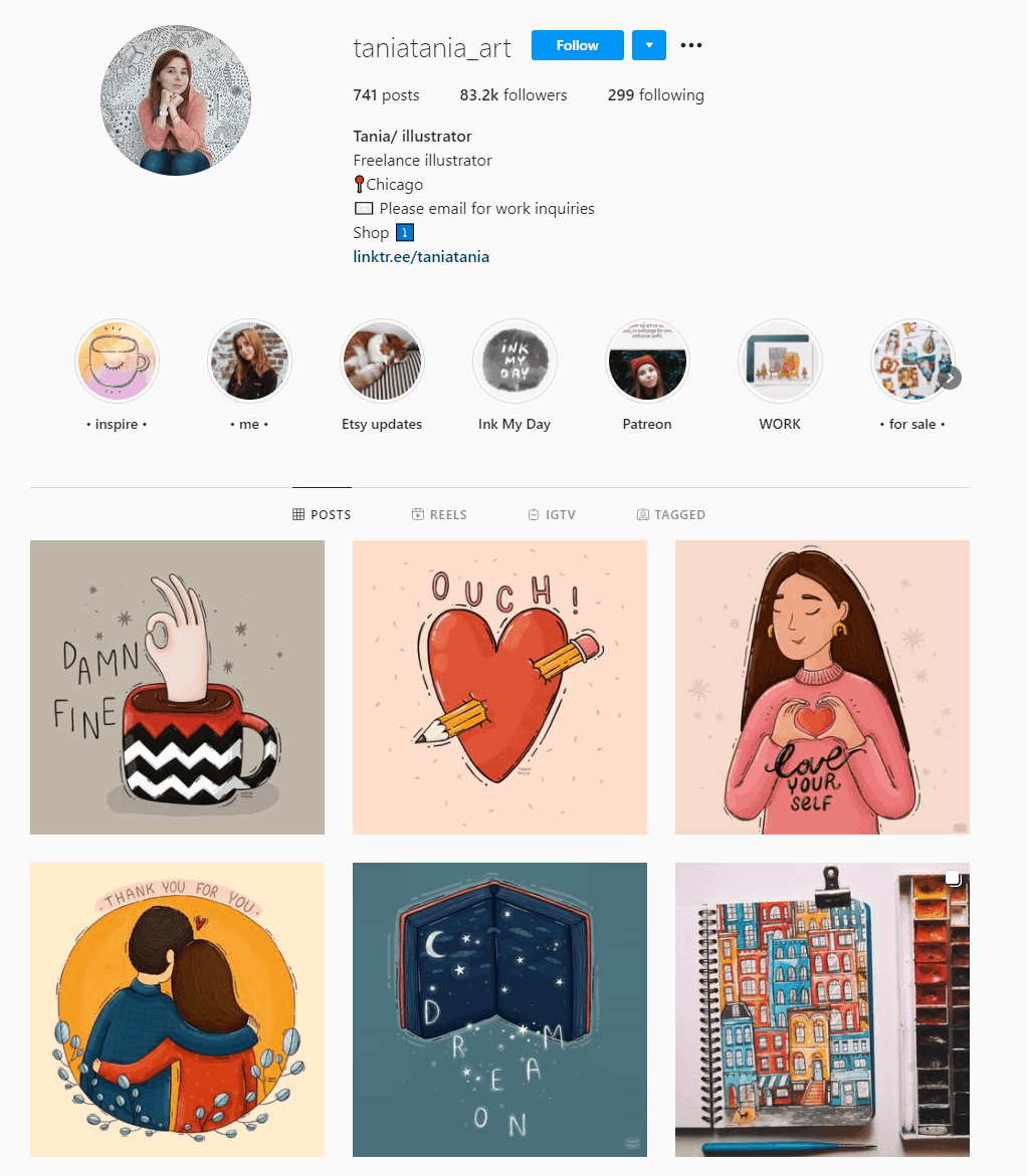 'taniatania_art' on Instagram