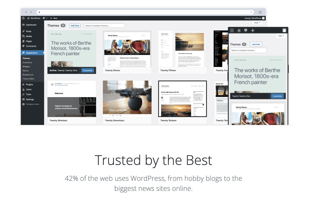 Best website builders - WordPress