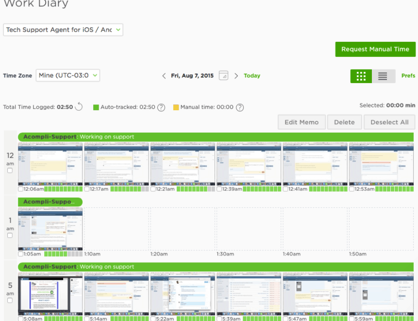 Upwork - Work Diary