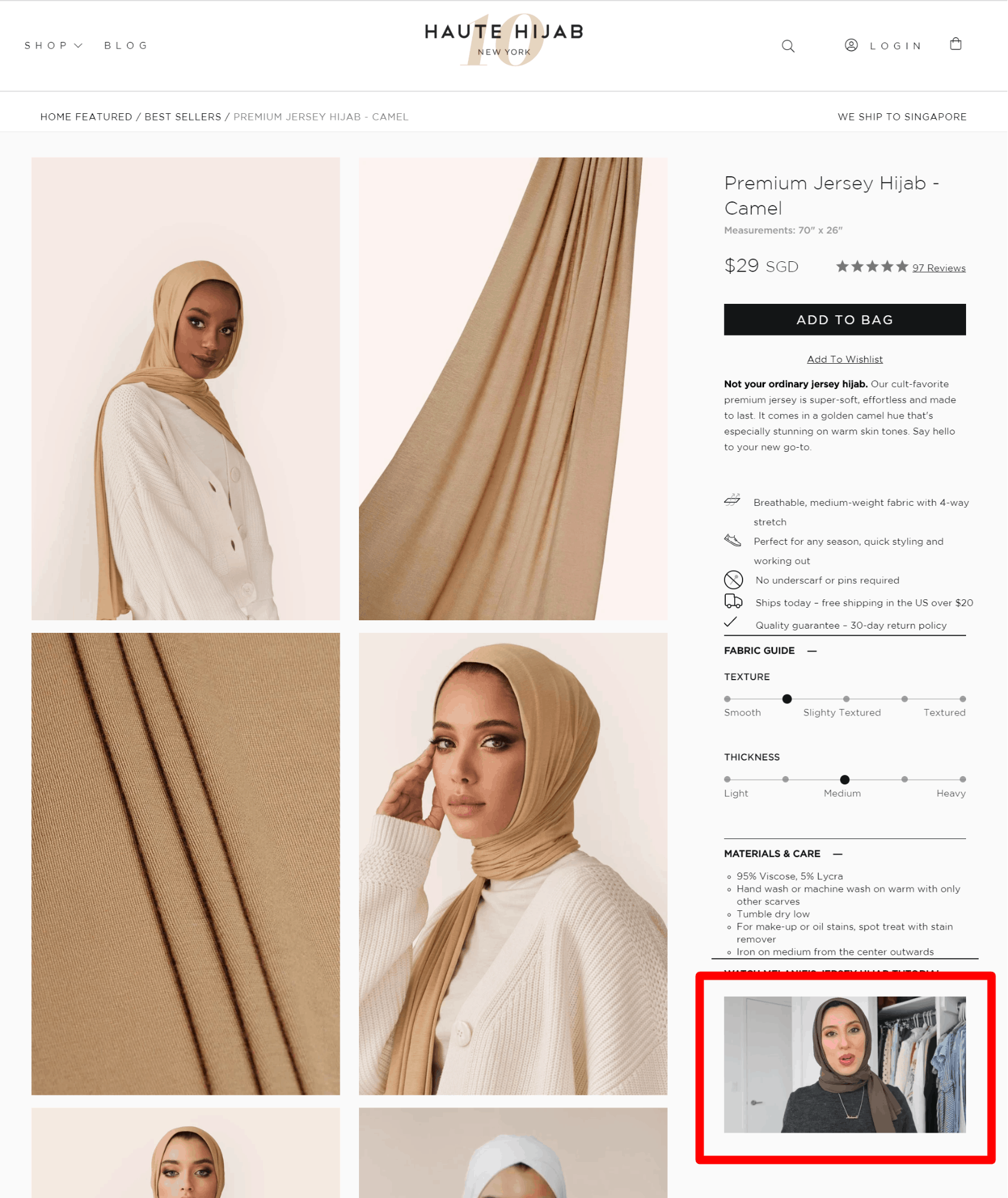 Conversion rate formula - Haute Hijab