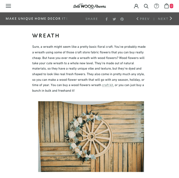 Sola Wood Flowers’s guide to flower home decor