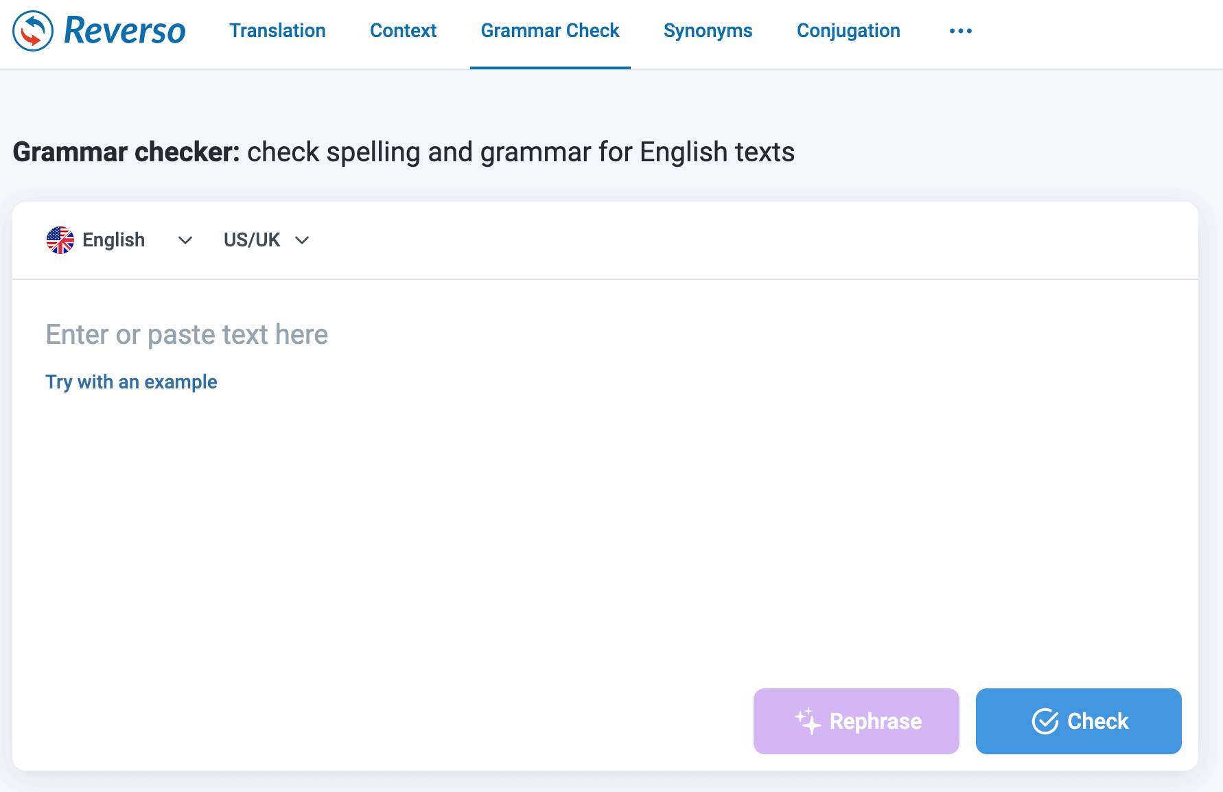 grammarly alternative - Reverso