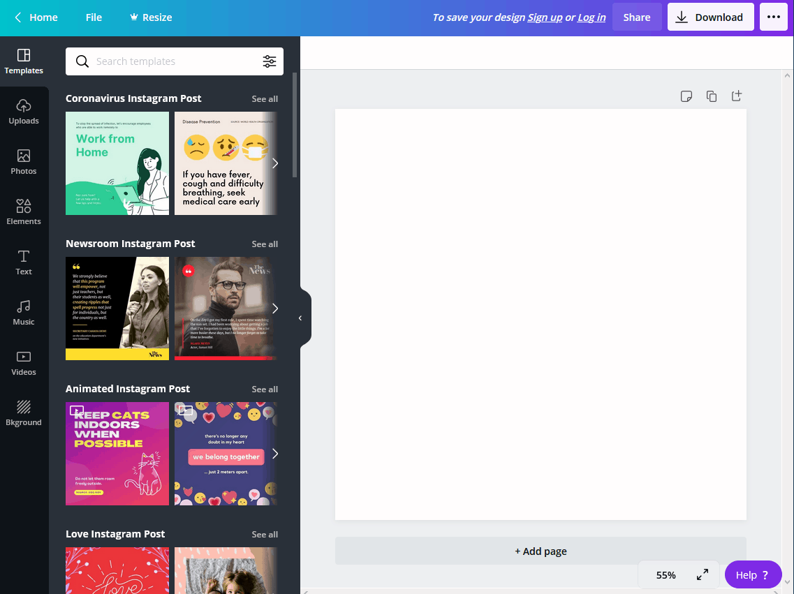 Indesign alternative - Canva 