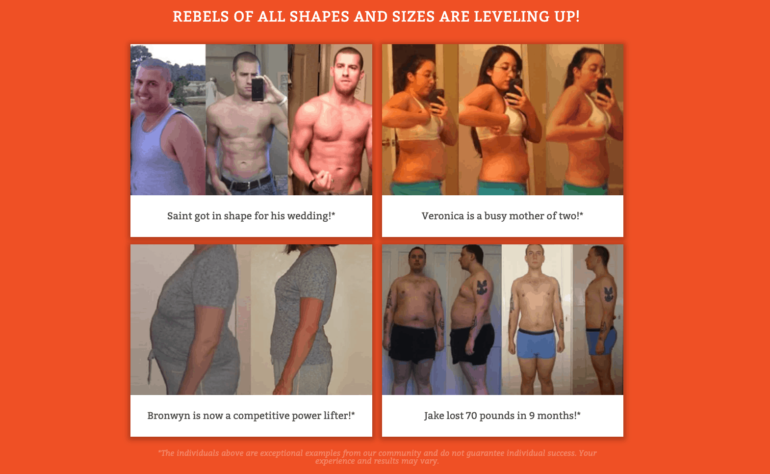 testimonials for Nerd Fitness Academy