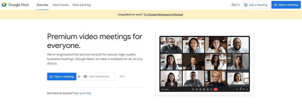 Overview of Google Meet
