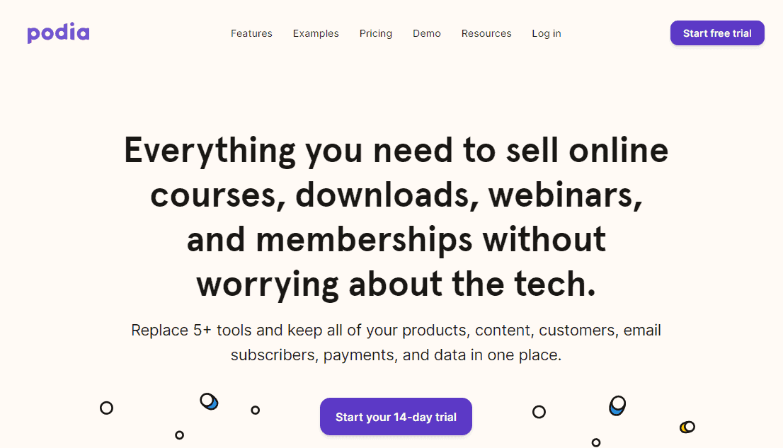 Patreon alternatives - Podia