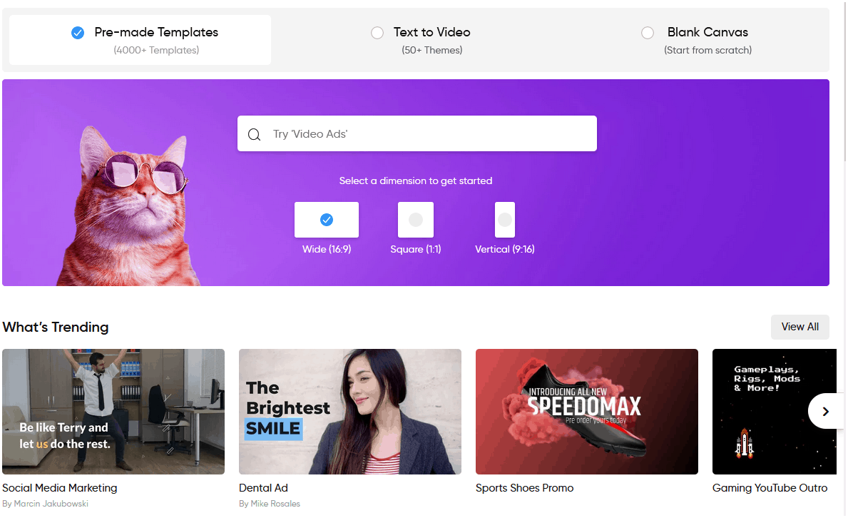 Adobe Premiere alternatives - InVideo