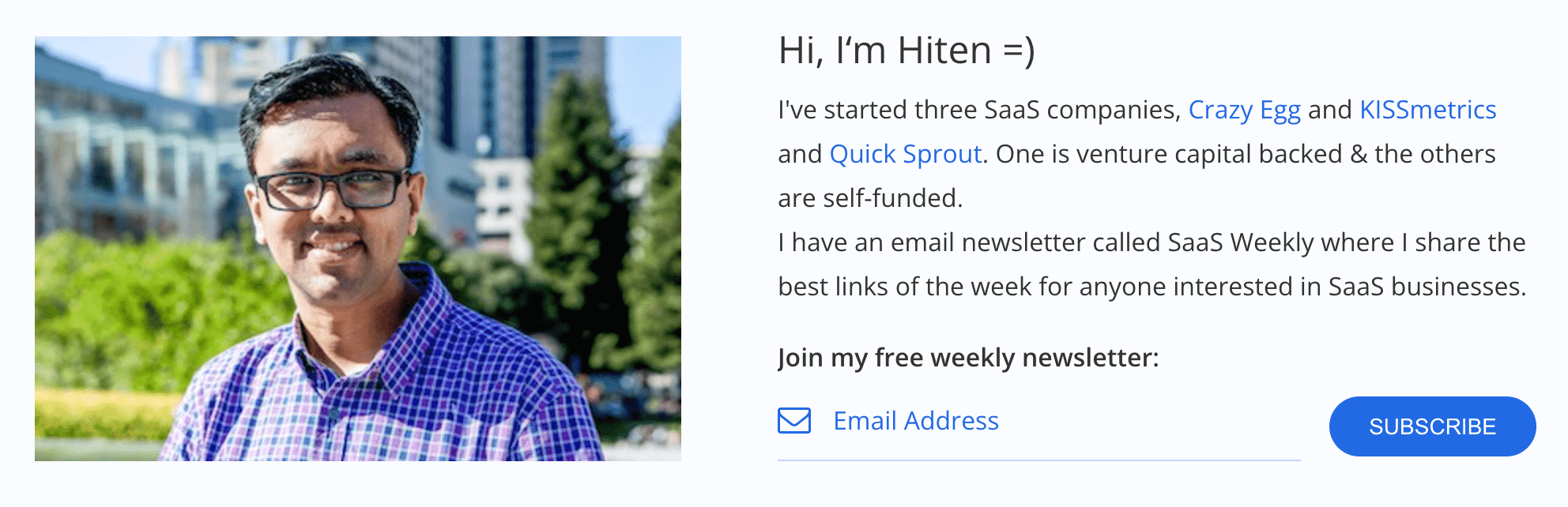 SaaS Weekly from Hiten Shah