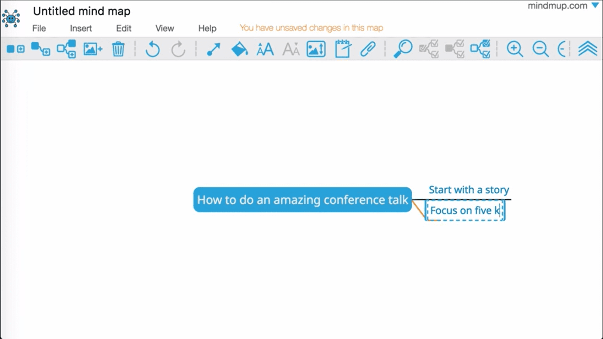 mind mapping software - mindmup