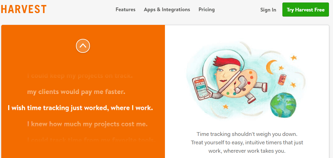 Timesheet App - Harvest