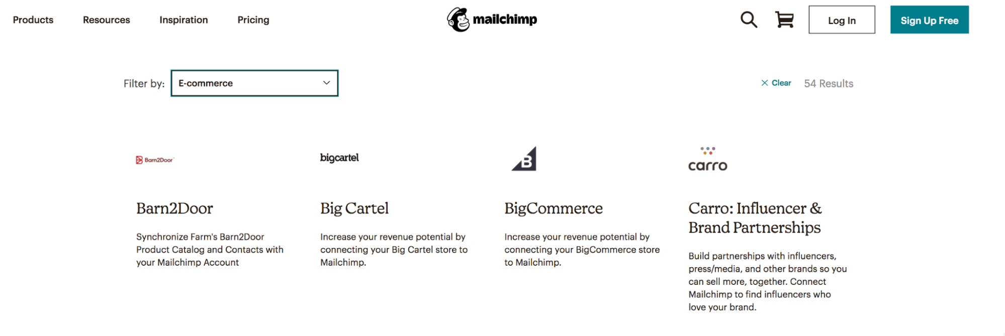  Mailchimp 292 integrations