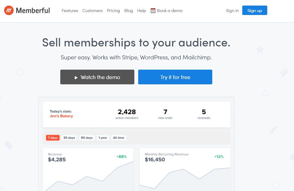 Patreon alternatives - Memberful