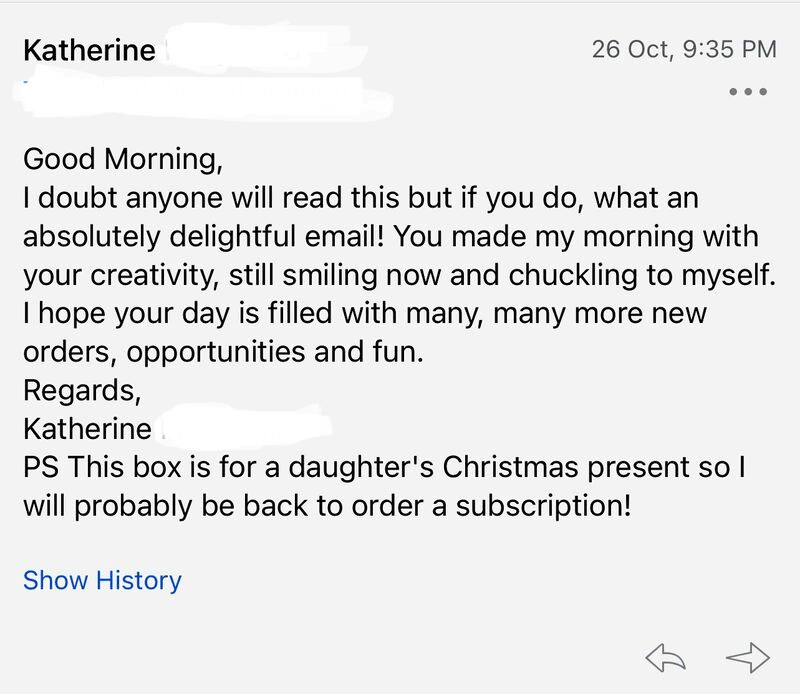 welcome emails example