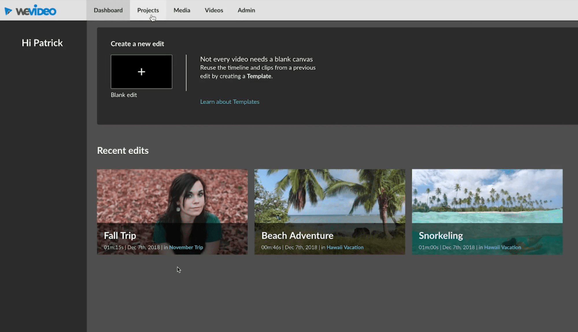 imovie alternative - wevideo