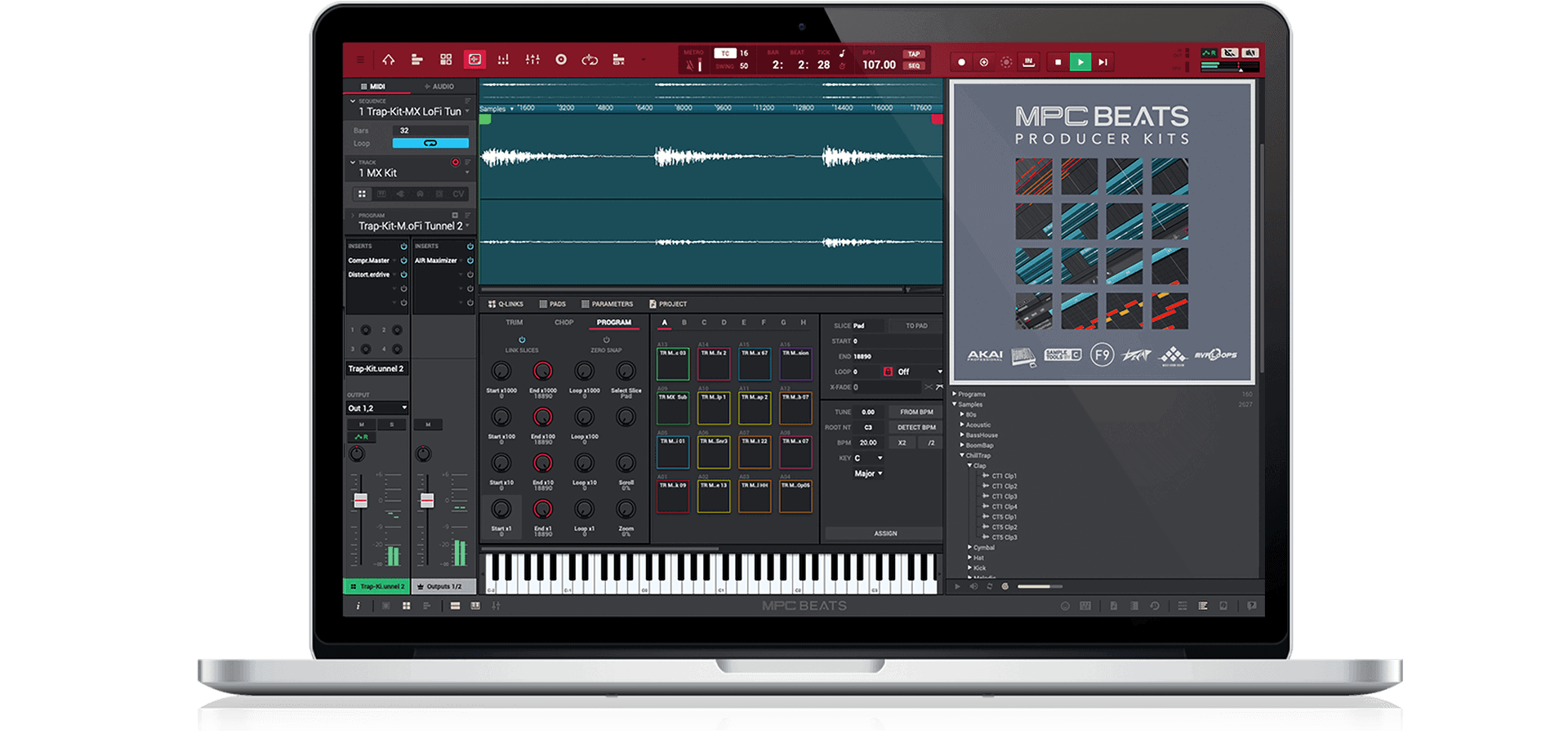 GarageBand alternatives - MPC Beats