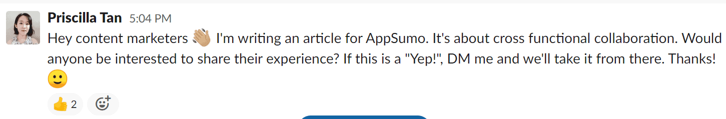how to become a better writer slack message