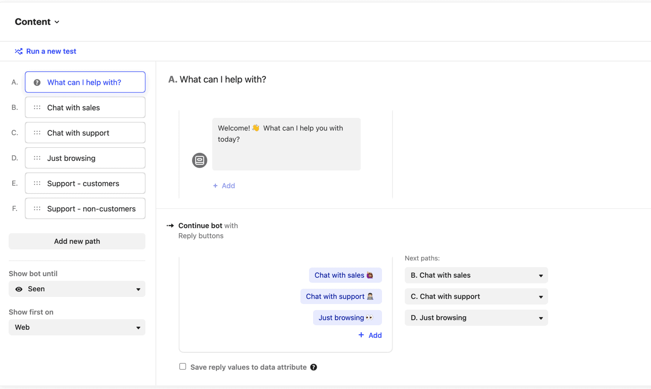 Intercom Chatbot