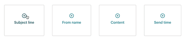 Mailchimp A/B testing 