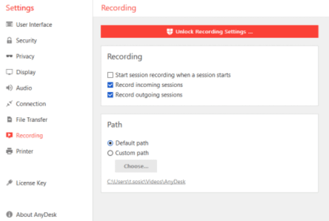 anydesk settings