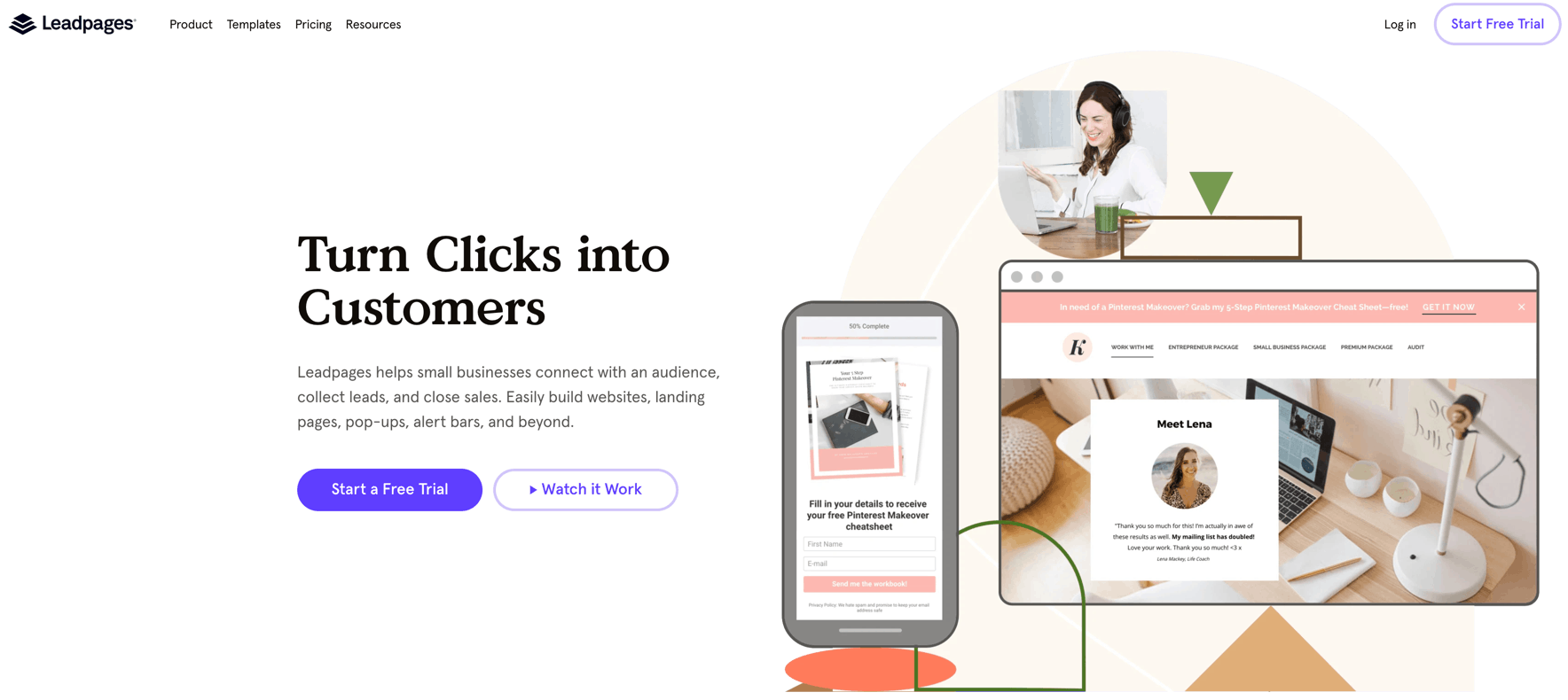 Clickfunnels alternative - LeadPages