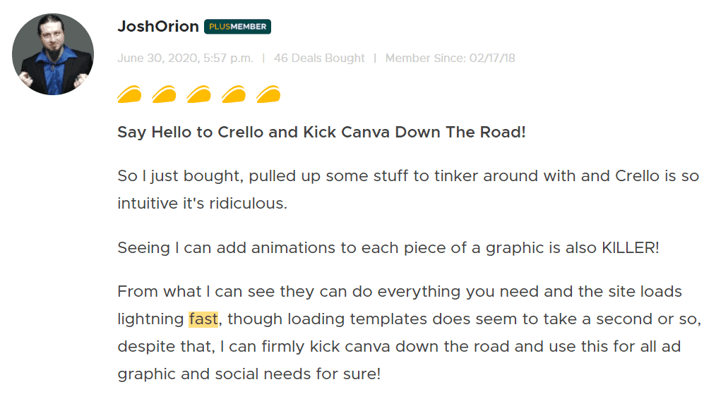 Sumo-lings review for Crello