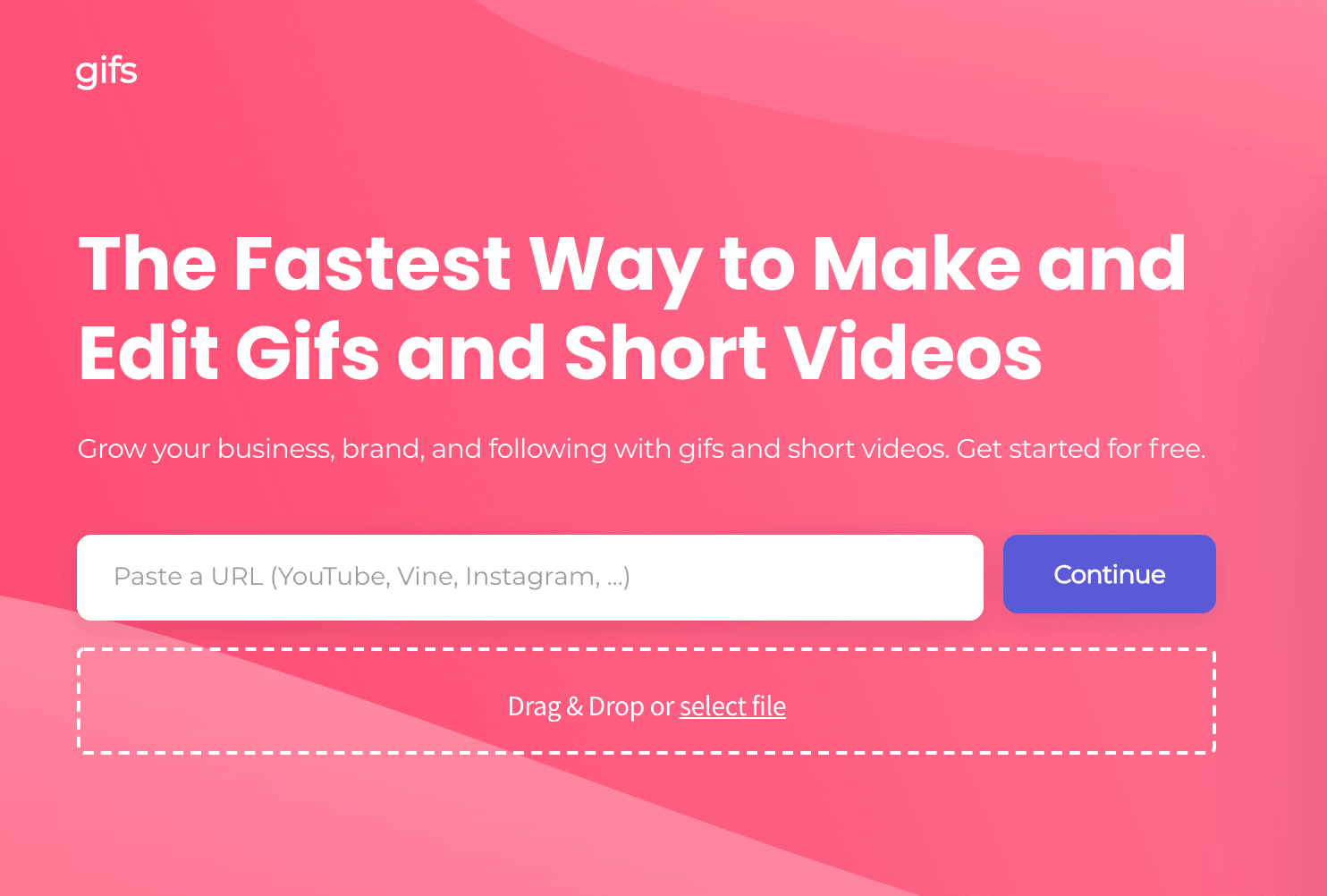 Paste the URL into gifs.com