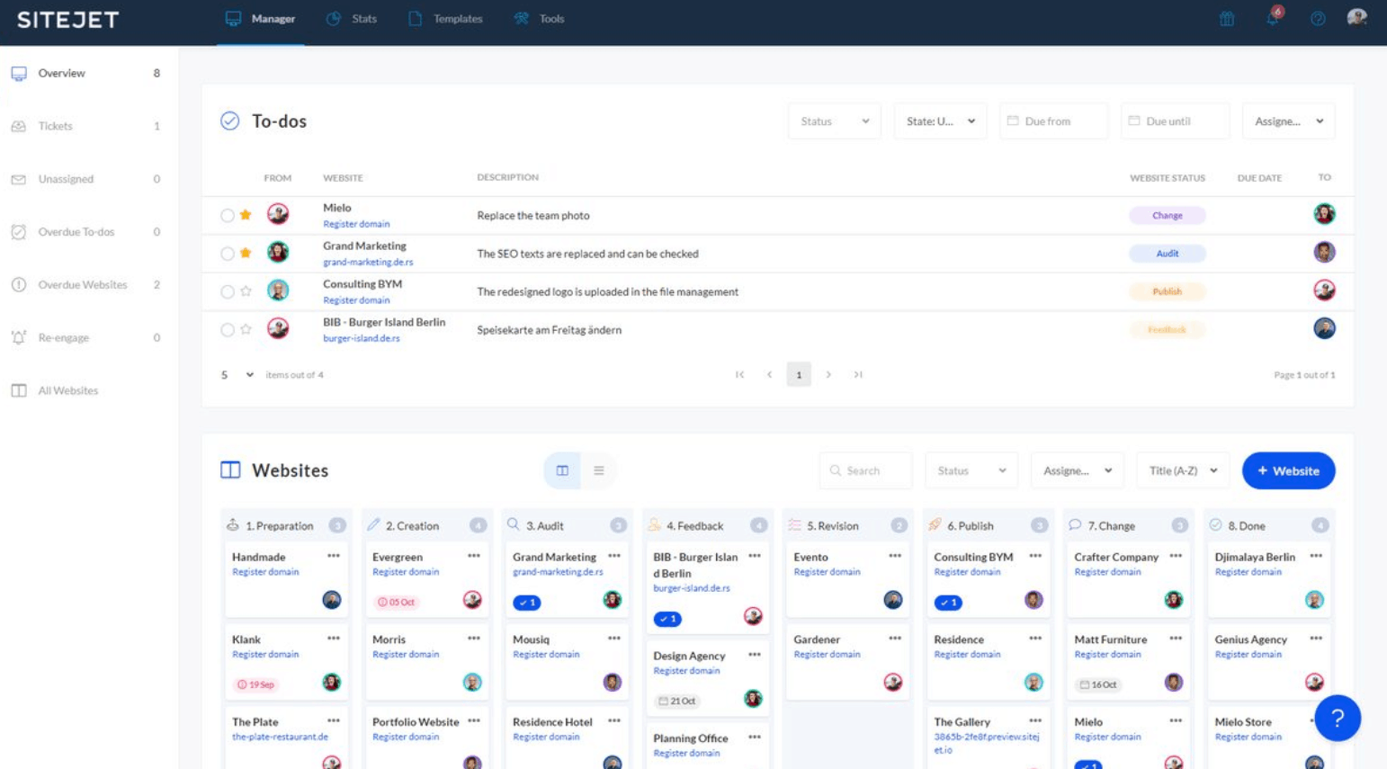 best website builder - sitejet