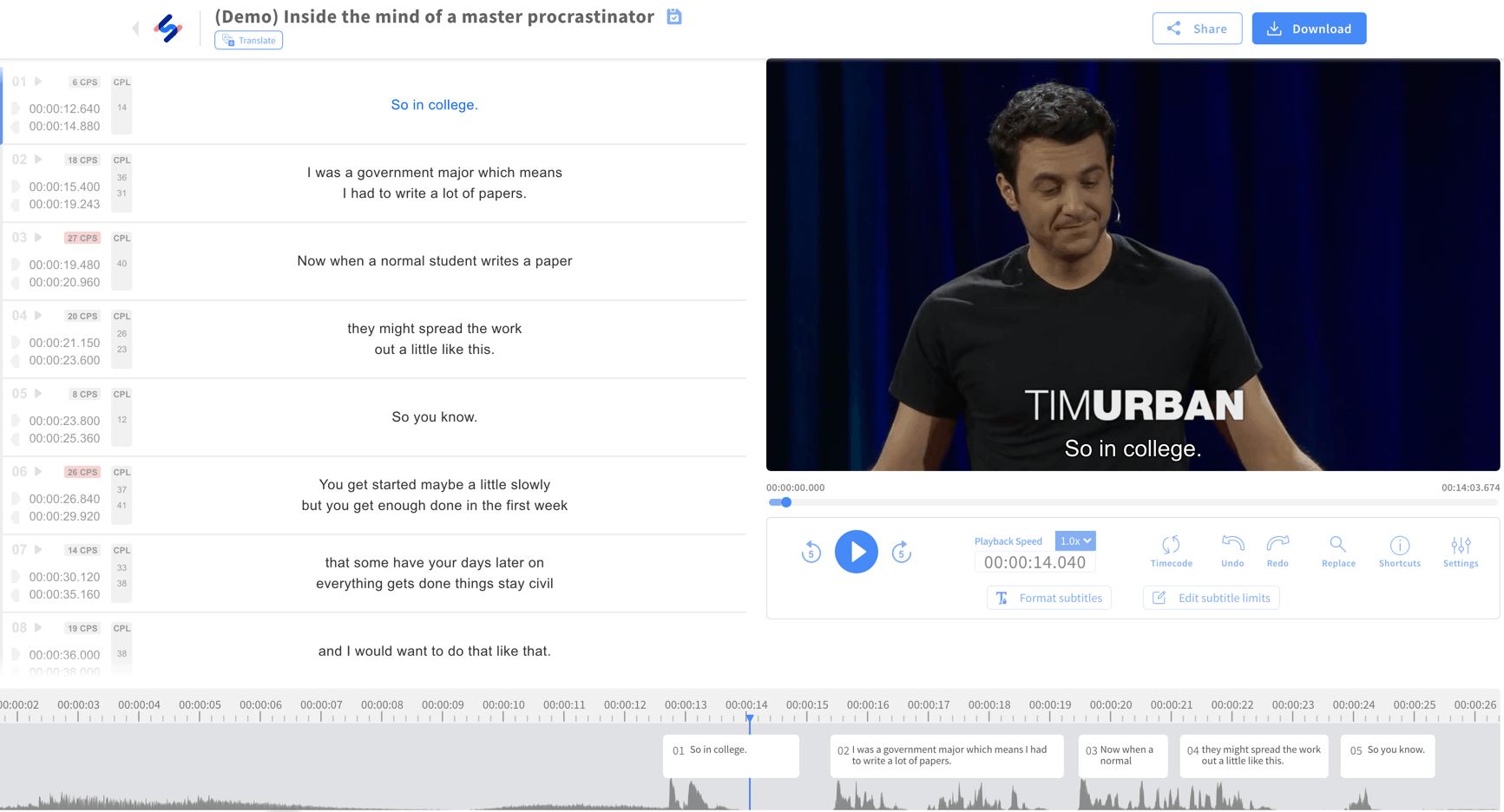 Happy Scribe - How to Create Subtitles