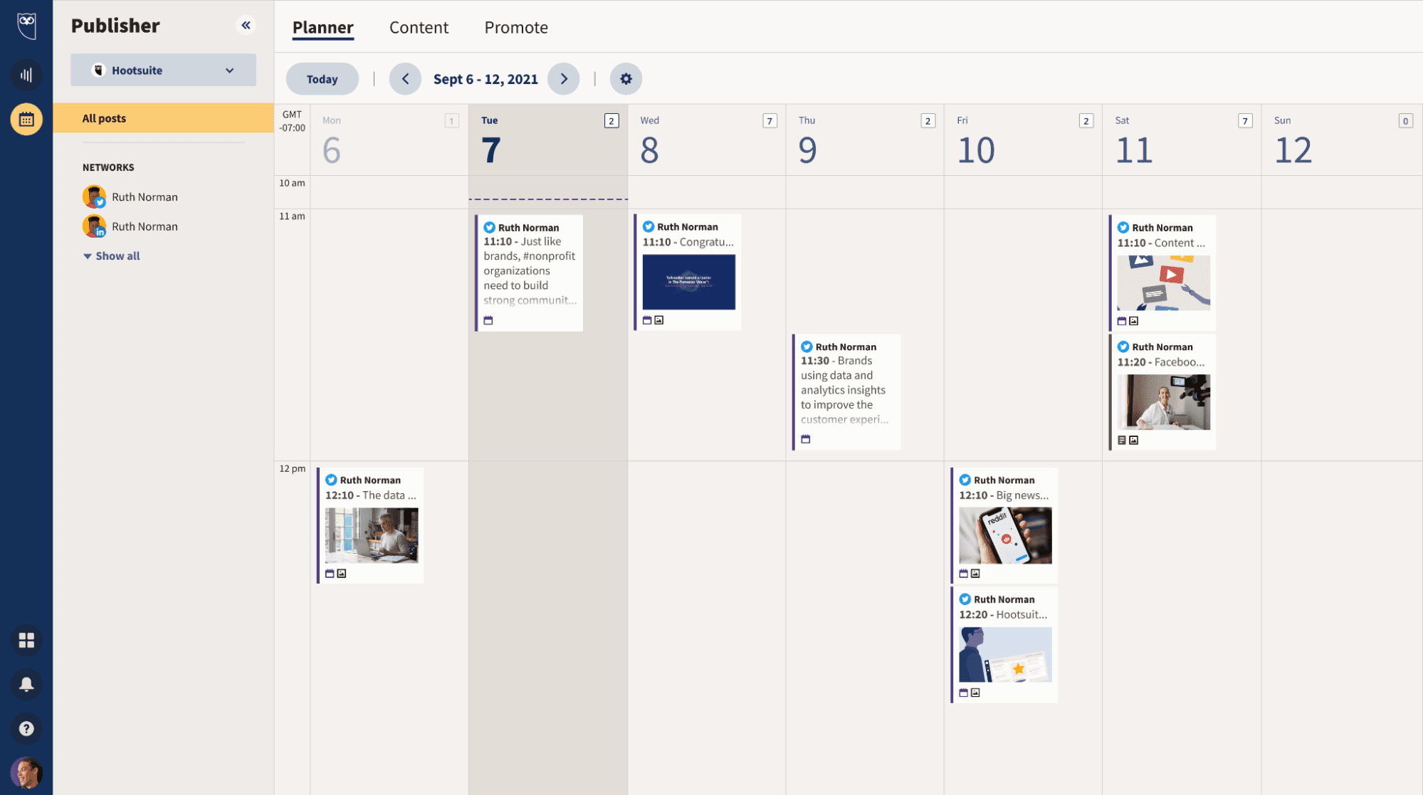 social media management tools - Hootsuite