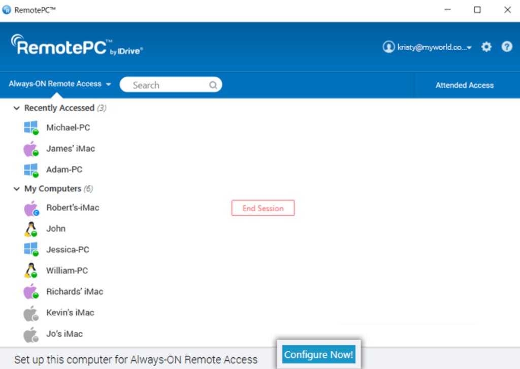 best remote desktop software - remotepc