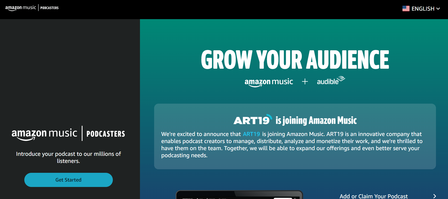 Amazon Music for Podcasters