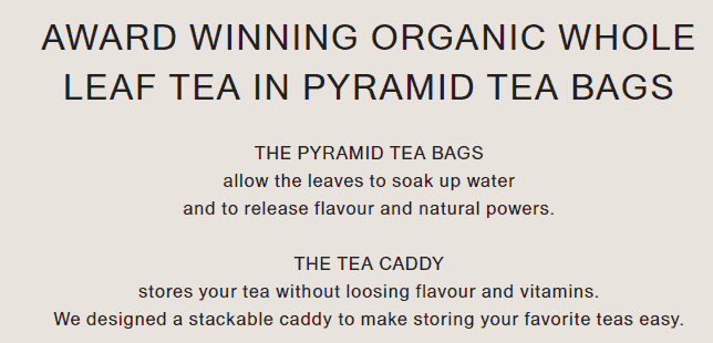 Cocoon Tea Artisans's award winning organic