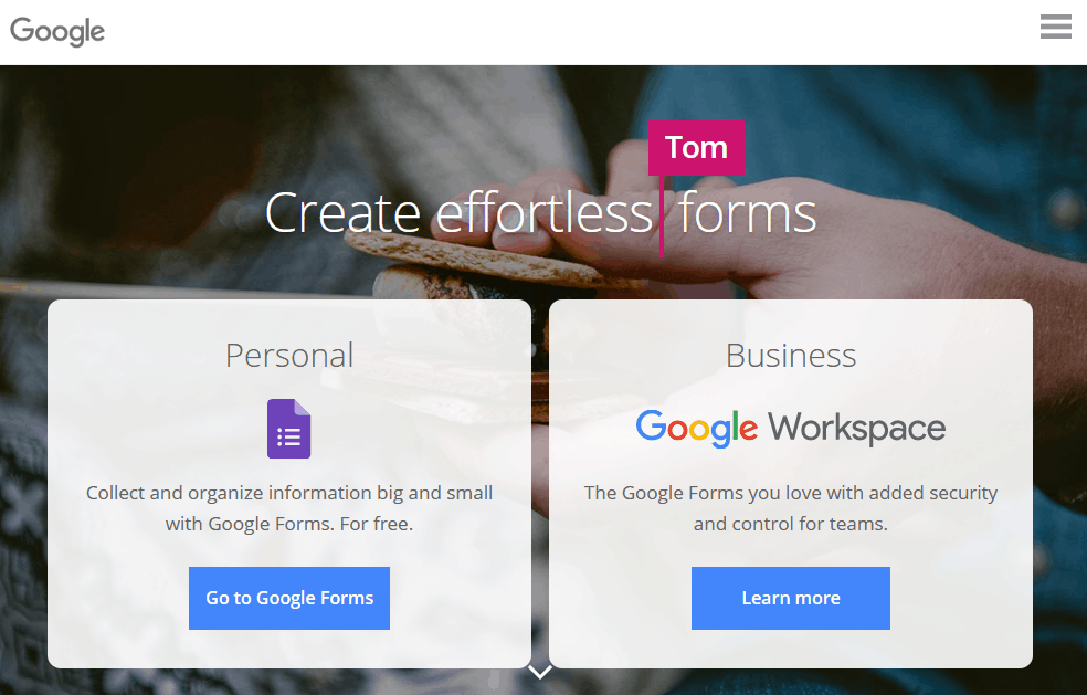 Survey Monkey Alternative - Google Forms