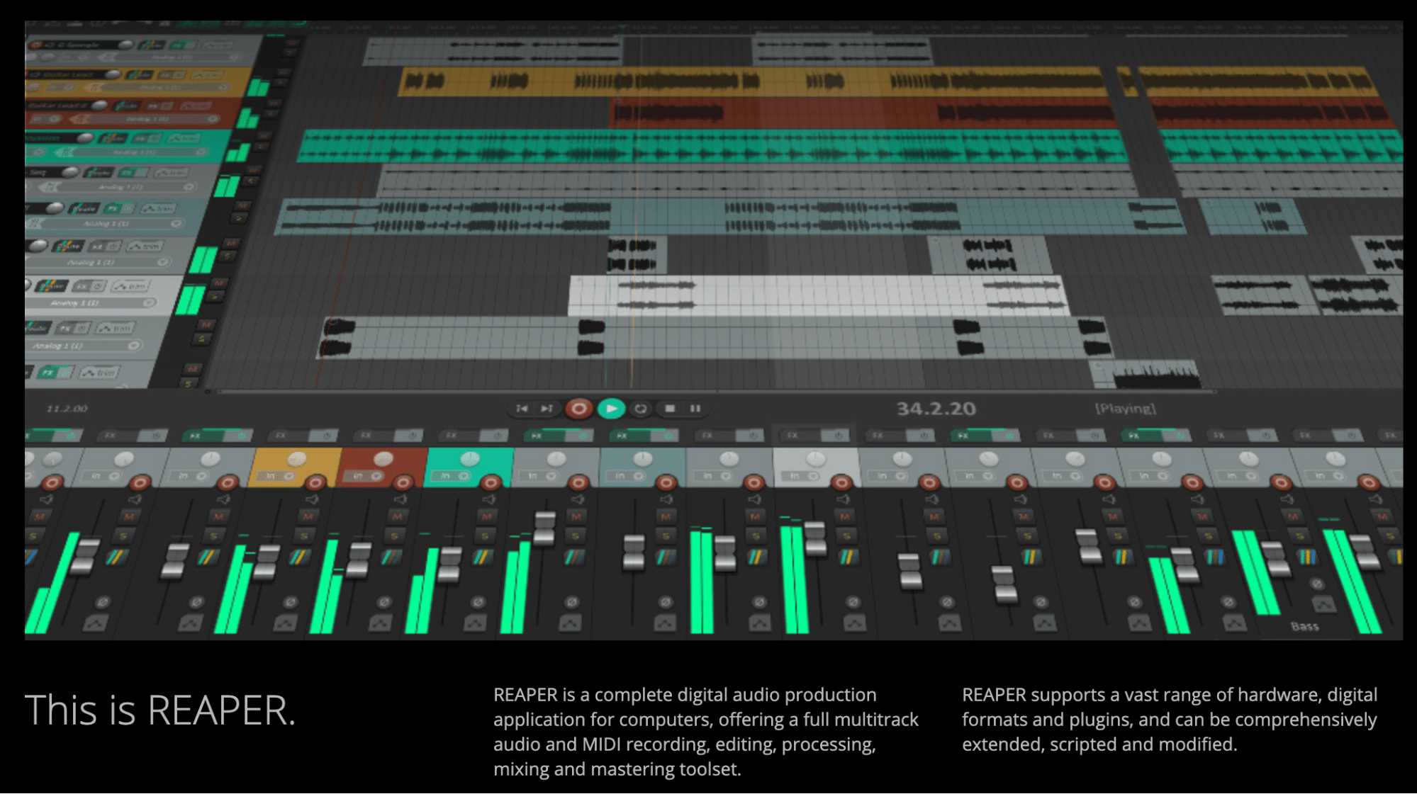 Best audio editing software - Reaper