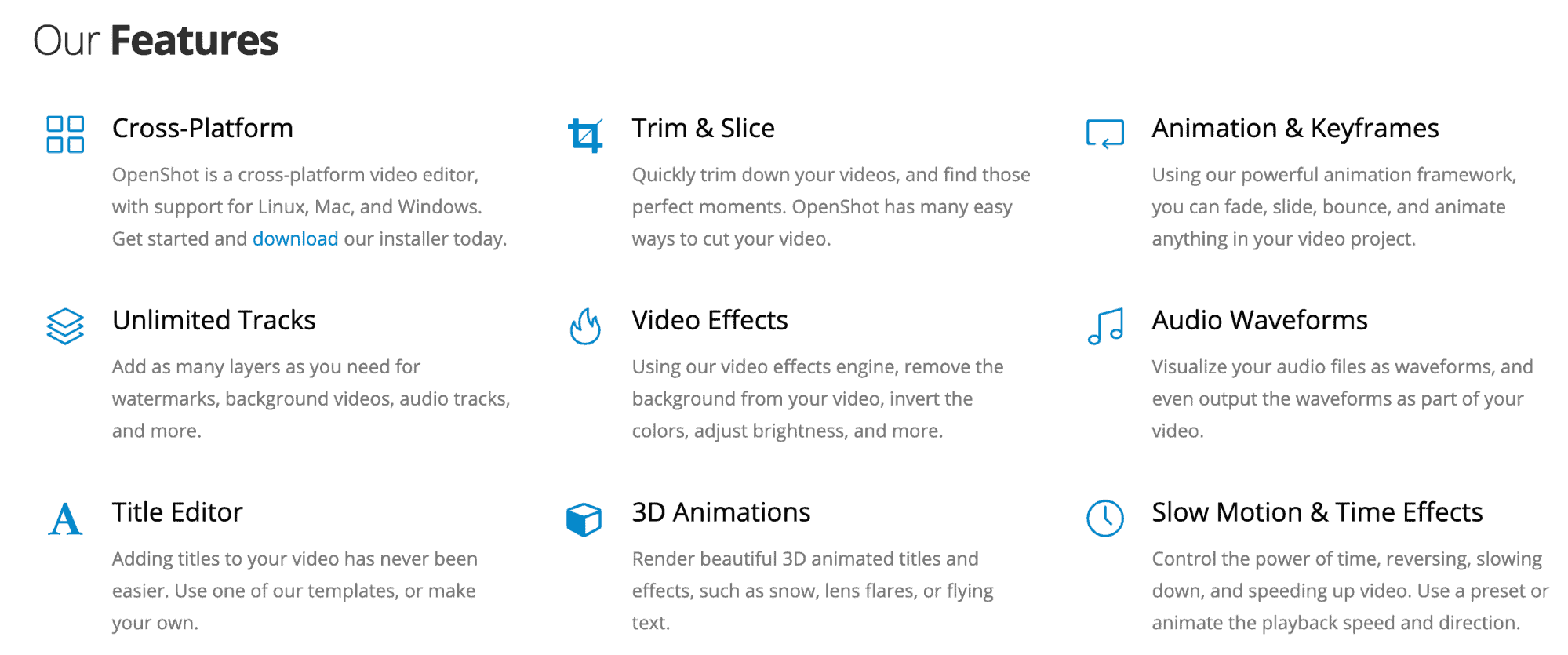 Adobe Premiere alternatives - OpenShot