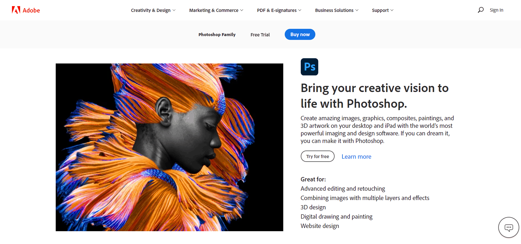 Best graphic design - Adobe Photoshop