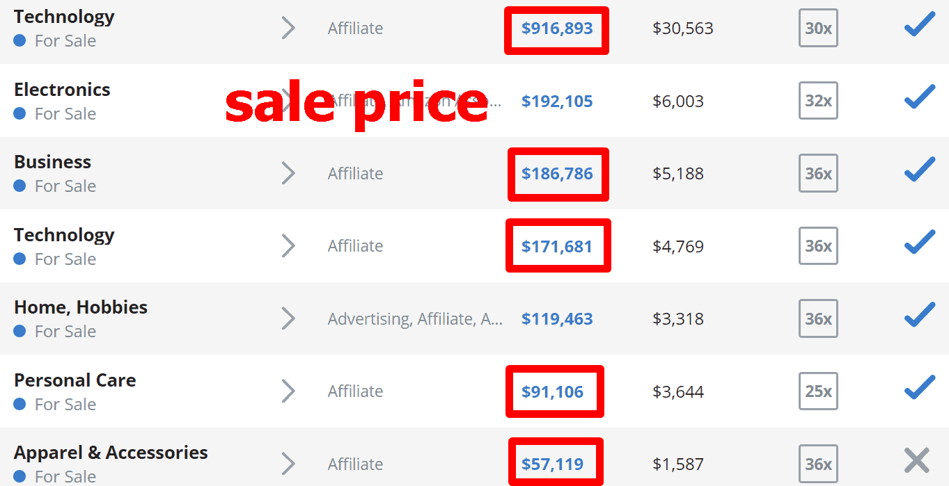 Website ideas - quick scroll on Empire Flippers