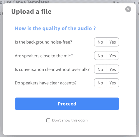Happy Scribe - How is the quality of the audio