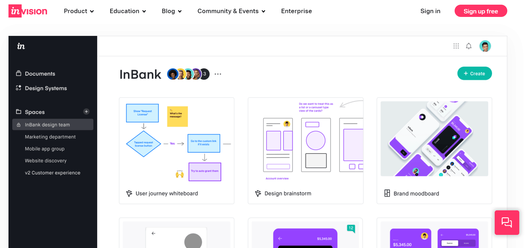 Web design software for ecommerce - InVision