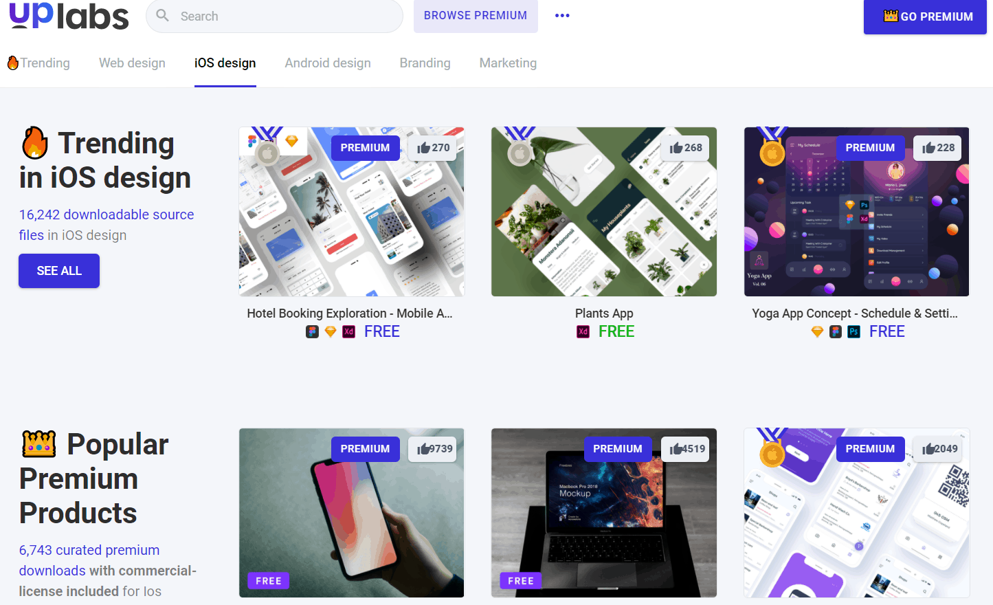 graphic design resources uplabs